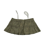 Gaia Top Tinta Unita con Bretelle per Bambina G3147 VERDE GAIA 