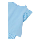 Mayoral Tuta Intera Tinta Unita Mezza Manica per Bambina 3871 AZZURRO MAYORAL 