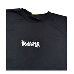 Disclaimer T-Shirt Girocollo Tinta Unita con Stampa per Bambino 25EDK58468 NERO DISCLAIMER 