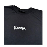 Disclaimer T-Shirt Girocollo Tinta Unita con Stampa per Bambino 25EDK58468 NERO DISCLAIMER 