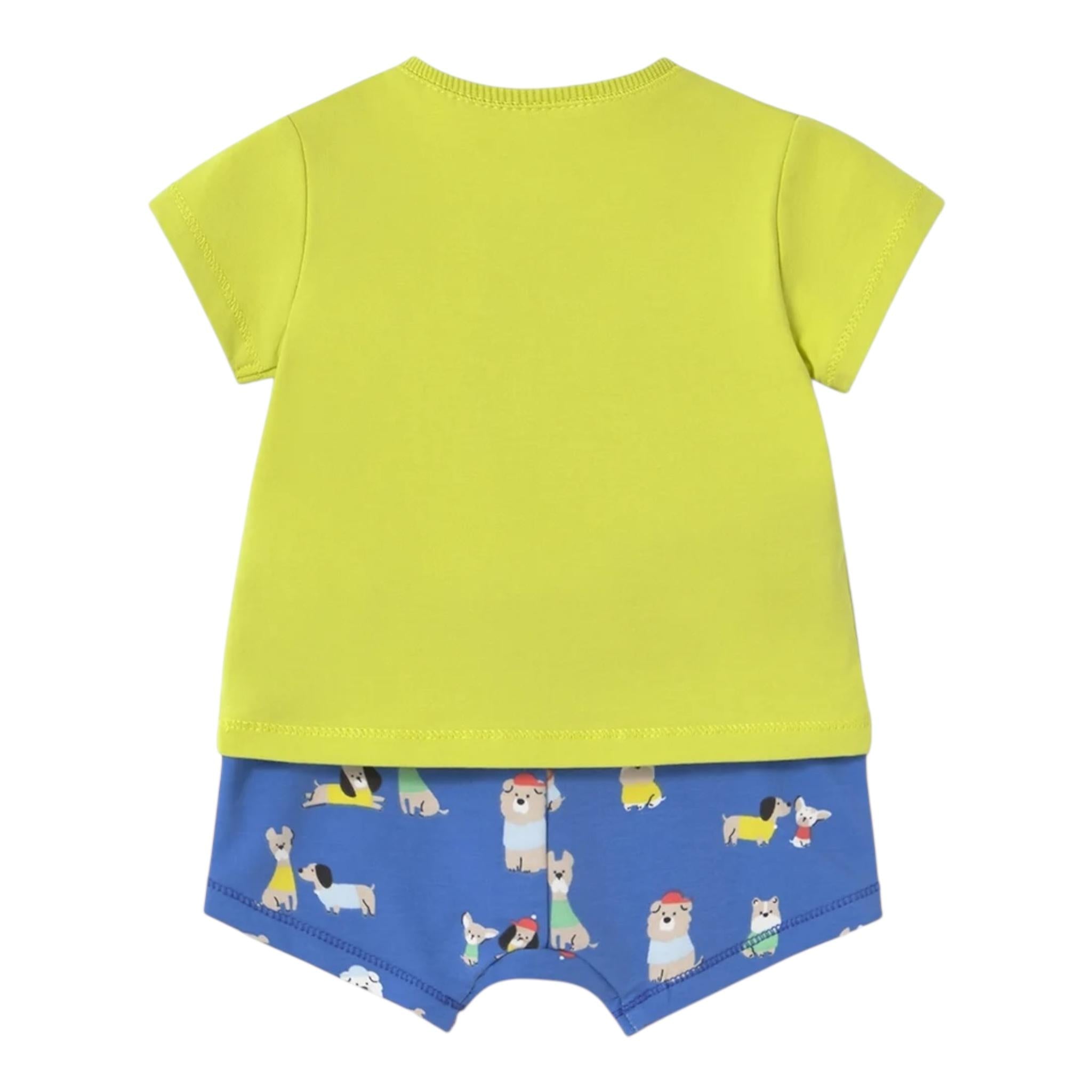 Mayoral Completo 2 Pezzi T-Shirt-Bermuda per Neonato 1206 VERDE MAYORAL 