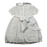 Le Coconne Abito Mezza Manica Traforato per Neonata LCN1937 BIANCO LE COCONNE 