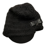 PATRIZIA PEPE cappello tinta unita con logo Nero per Bambina PTCP NERO PATRIZIA PEPE 