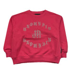 JOHN RICHMOND felpa chiusa girocollo tinta unita con brillantini Rosa per Bambina RGA25062FE ROSA JOHN RICHMOND 