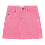 MARC JACOBS gonna in denim tinta unita con loghi Rosa per Bambina W60246 ROSA MARC JACOBS 