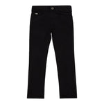 EMPORIO ARMANI jeans tinta unita con logo Nero per Bambino 8N4J06 NERO EMPORIO ARMANI 