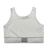 Imperial Top Giromanica Tinta Unita con Logo per Bambina M23070G75 BIANCO IMPERIAL 