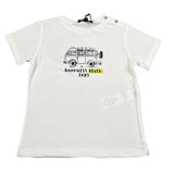 Please T-Shirt Girocollo Tinta Unita con Stampa per Bambino MBA2030B71J BIANCO PLEASE 