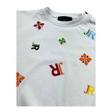 John Richmond Abito Mezza Manica Tinta Unita con Logo per Neonata RIP26100VE BIANCO JOHN RICHMOND 