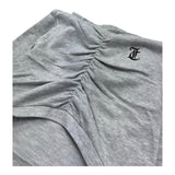Juicy Couture Felpa con Cappuccio Tinta Unita per Bambina JBX6698 GRIGIO JUICY COUTURE 