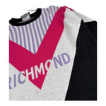 John Richmond Maglia Tinta Unita con Fantasia per Bambina RGP26160MA NERO JOHN RICHMOND 