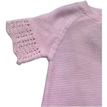Le Bebe Pagliaccetto Mezza Manica Tinta Unita  per Neonata LBG6275 ROSA LE BEBE 