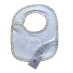 Le Bebe' Bavetta Tinta Unita con Stampa per Neonato LBB5286 BIANCO LE BEBE' 