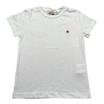 Manuel Ritz T-Shirt Girocollo Tinta Unita con Stampa per Bambino MR3124 BIANCO MANUEL RITZ 