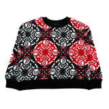 Just Cavalli Felpa Chiusa Girocollo Stampa Fantasia per Neonato JIP26053FE NERO JUST CAVALLI 