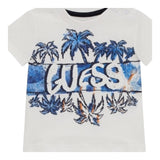 Guess Completo Tinta Unita 2 Pezzi T-Shirts-Bermuda per Neonato I5GG13K8HM4 BIANCO GUESS 