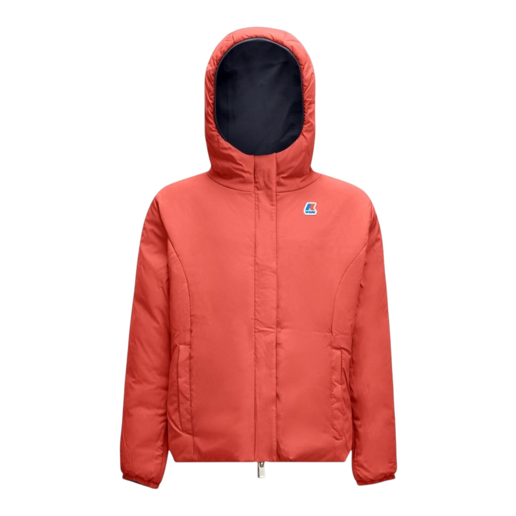 K-Way Giubbino Reversibile Bicolore per Bambino K61314WX BLU/ROSSO K-WAY 