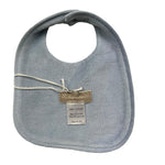 LA STUPENDERIA bavetta tinta unita con fantasia cuori Bianco/azzurro per Neonata TBBV20 BIANCO/AZZURRO LA STUPENDERIA 