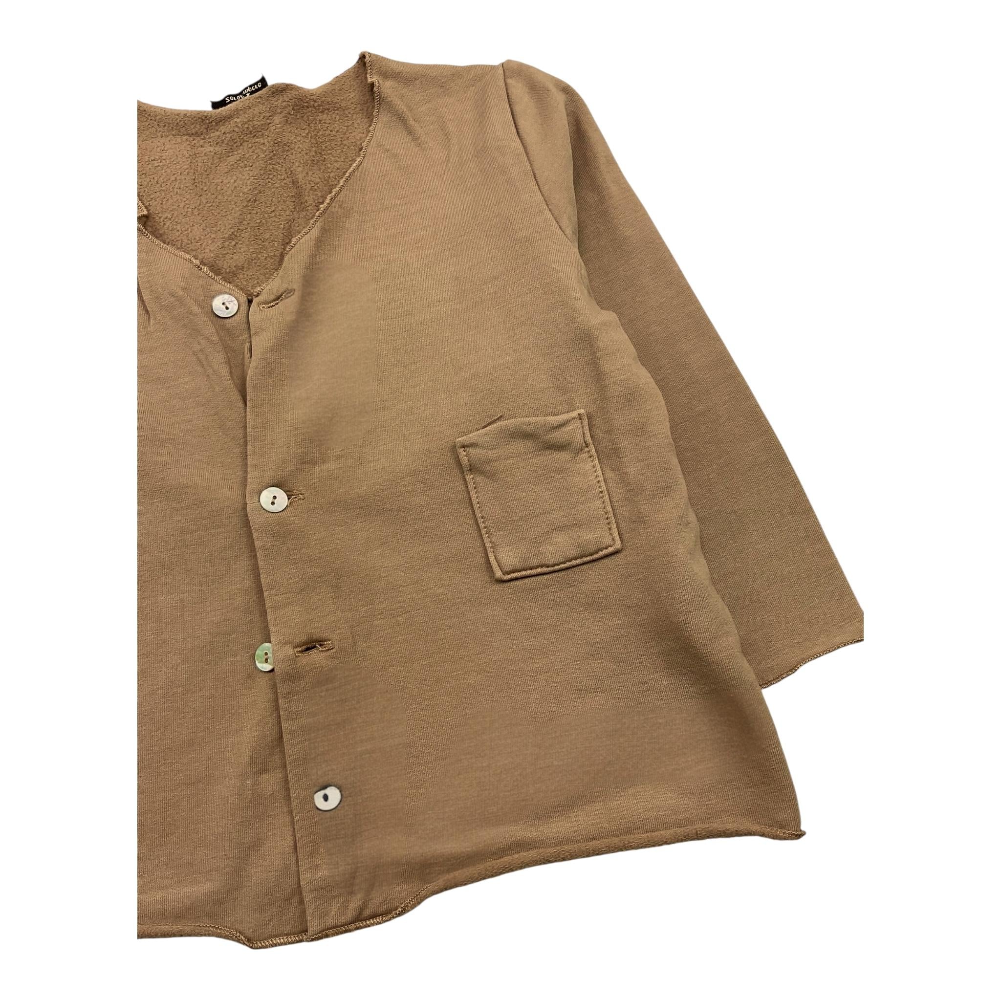 ZERO AMPERE cardigan tinta unita con taschini Marrone per Bambino BERAT MARRONE ZERO AMPERE 