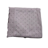 Wedoble Coperta Tinta Unita con Ricami per Neonata V2505306A LILLA WEDOBLE 