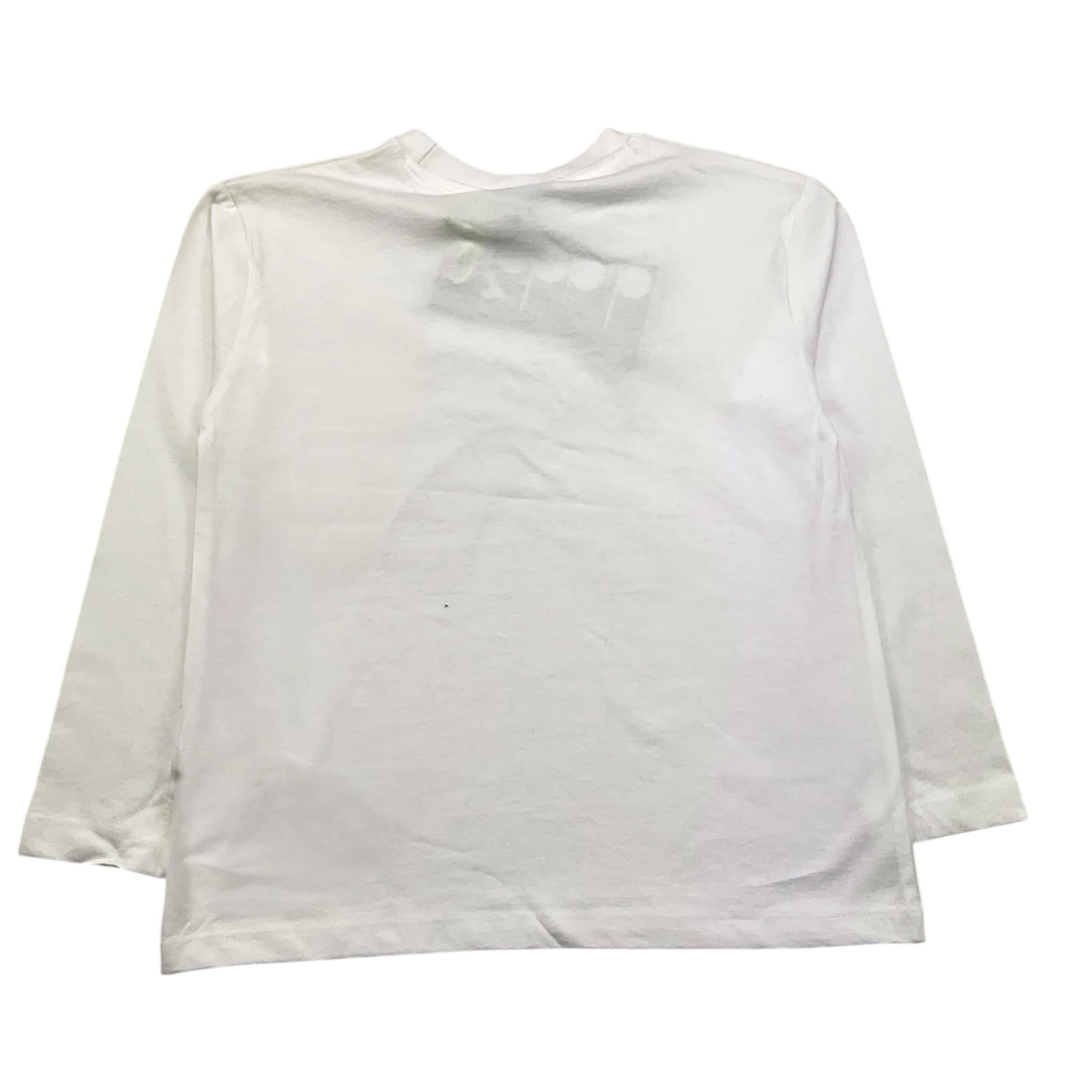 DIADORA shirt girocollo tinta unita con stampa logo Bianco per Bambina F4DIBGTH095 BIANCO DIADORA 