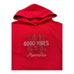 MONNALISA abito manica lunga tinta unita con cappuccio Rosso per Bambina 178900R1 ROSSO MONNALISA 