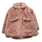 M+E' pelliccia tinta unita con colletto Rosa per Bambina UE1517 ROSA M+E' 