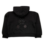 U+è BY MISS GRANT felpa con zip e cappuccio tinta unita Nero per Neonata UE1618N NERO U+è BY MISS GRANT 