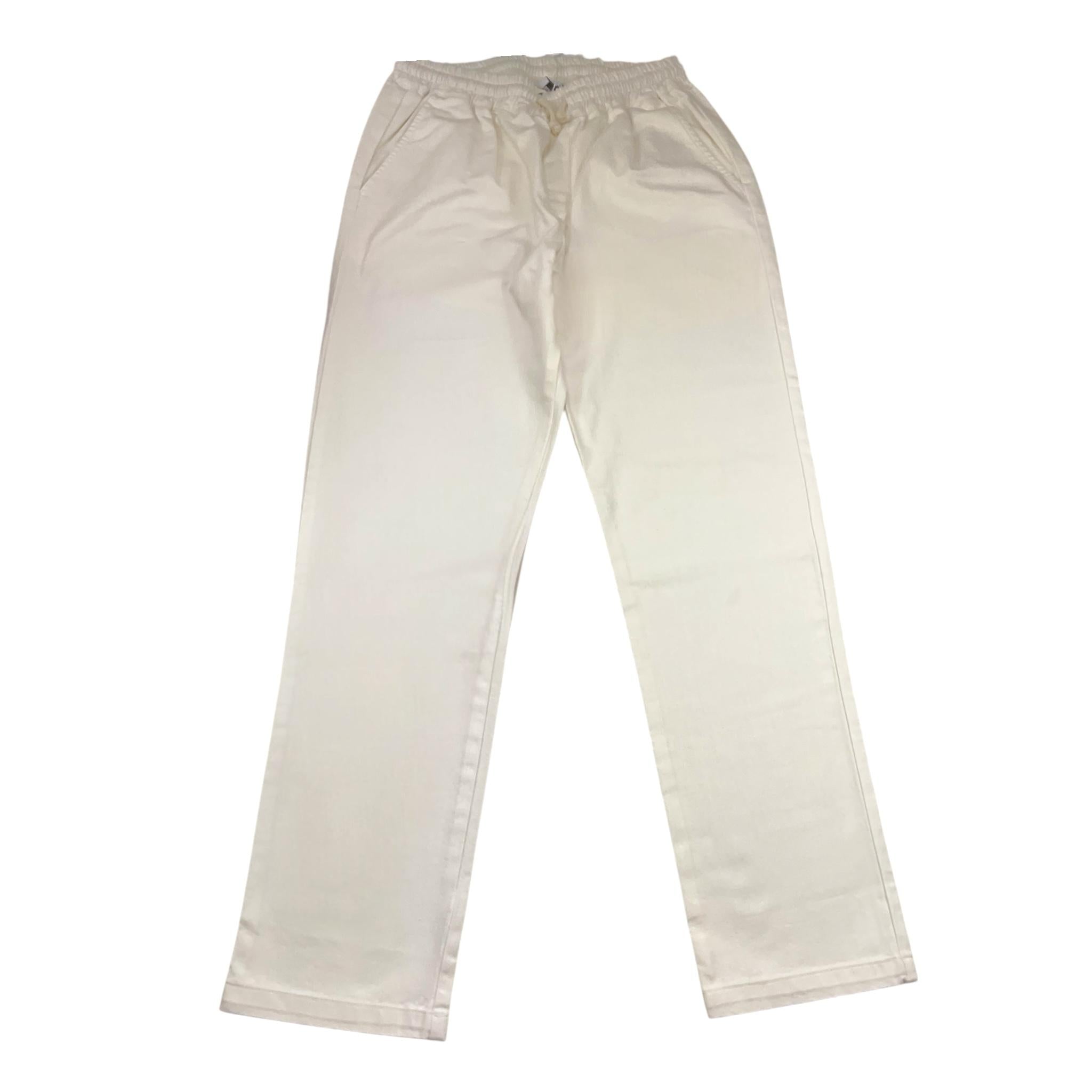 Bikkembergs Pantalone Tinta Unita con Elastico In Vita per Bambino BK32200 PANNA BiKKEMBERGS 