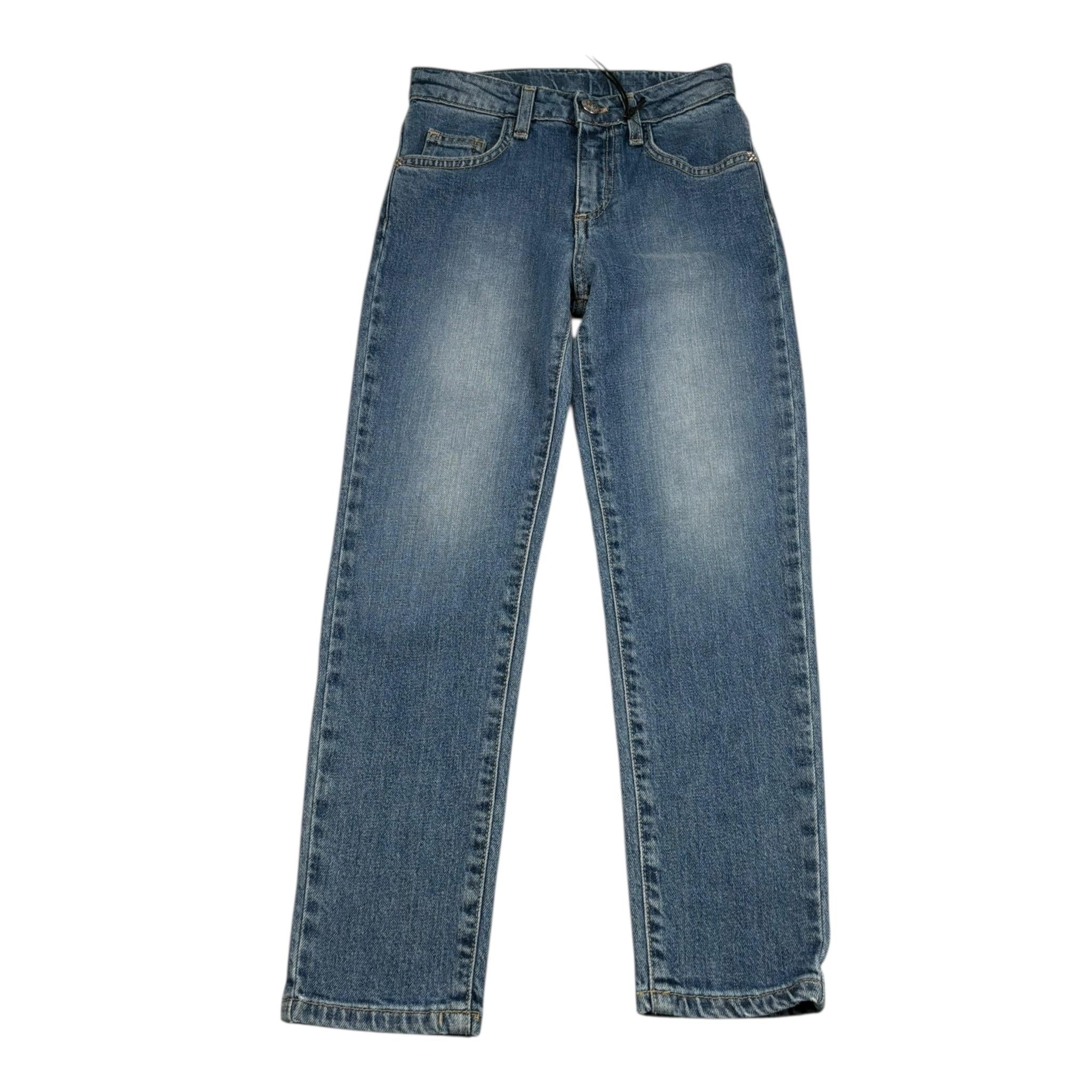 John Richmond Jeans Tinta Unita con Girovita Regolabile per Bambina RGP26154JE BLU JOHN RICHMOND 