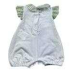 Le Bebe Pagliaccetto Mezza Manica Tinta Unita per Neonata LBG6232 BIANCO LE BEBE 