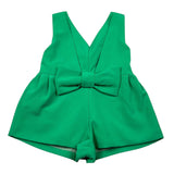 Petit Posh Tuta Intera Tinta Unita Giromanica per Bambina GFBS25023TUX VERDE PETIT POSH 