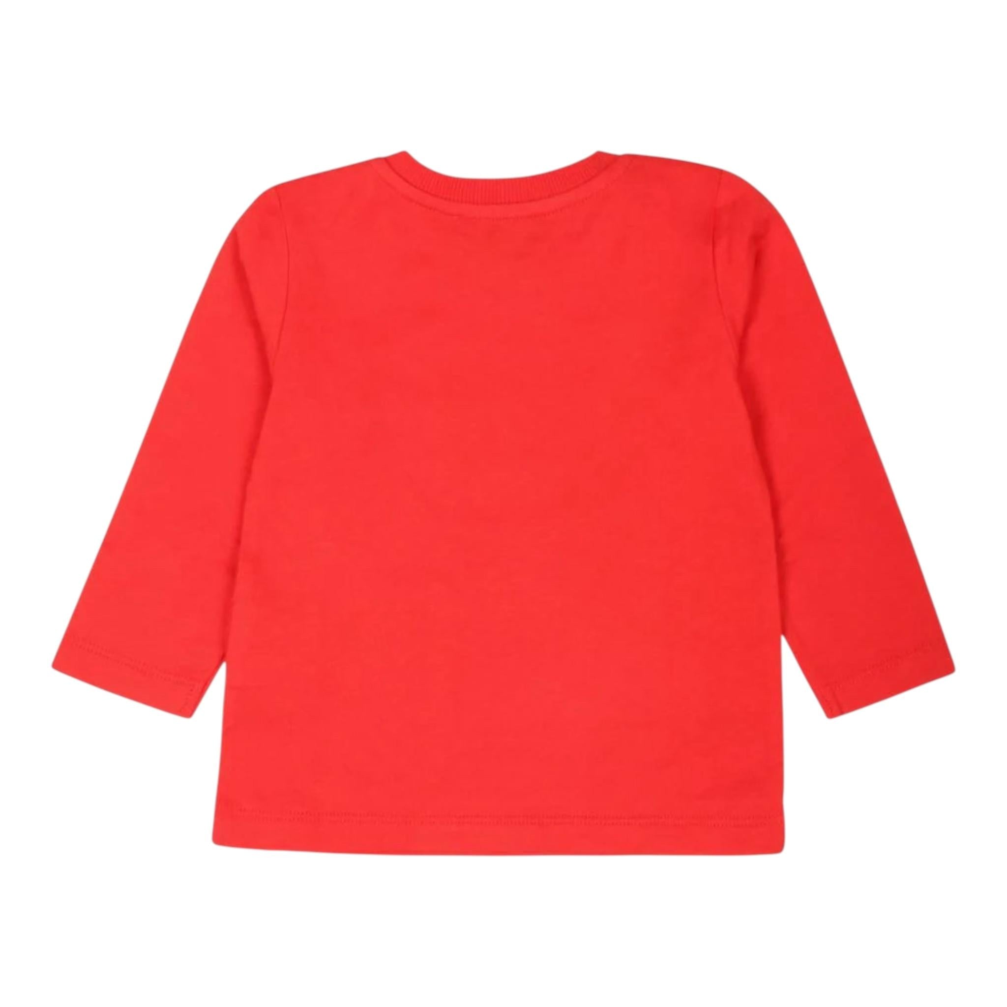 ICEBERG shirt girocollo tinta unita con stampa orso Rosso per Neonato MSO00RX ROSSO ICEBERG 