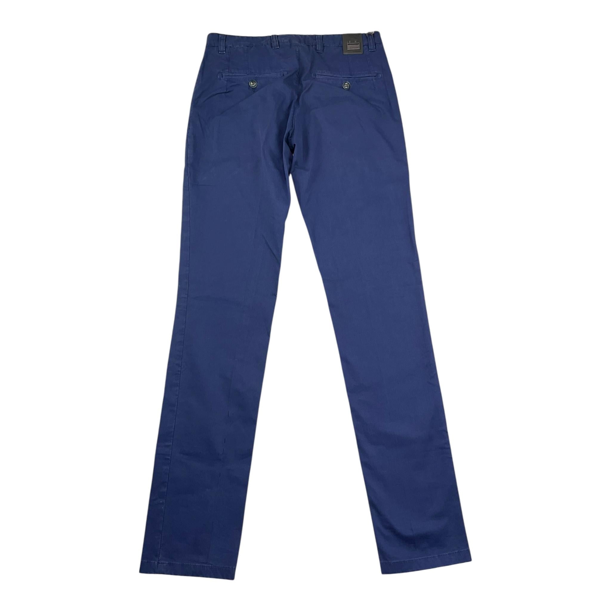 Crocefisso 12 Milano Pantalone Tinta Unita con Tasche America per Bambino PK0703 BLU CROCEFISSO 12 MILANO 