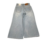 Please Jeans Tinta Unita Modello A Palazzo per Bambina PHR4010G72 AZZURRO PLEASE 