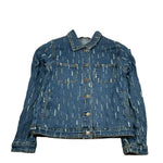 Daniele Alessandrini Giubbino In Denim Tinta Unita per Bambino 1235OD00258X BLU DANIELE ALESSANDRINI 