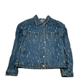 Daniele Alessandrini Giubbino In Denim Tinta Unita per Bambino 1235OD00258X BLU DANIELE ALESSANDRINI 