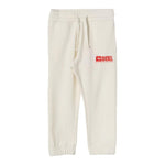DIESEL pantalone tuta tinta unita con stampa logo Crema per Bambino J02041 CREMA DIESEL 