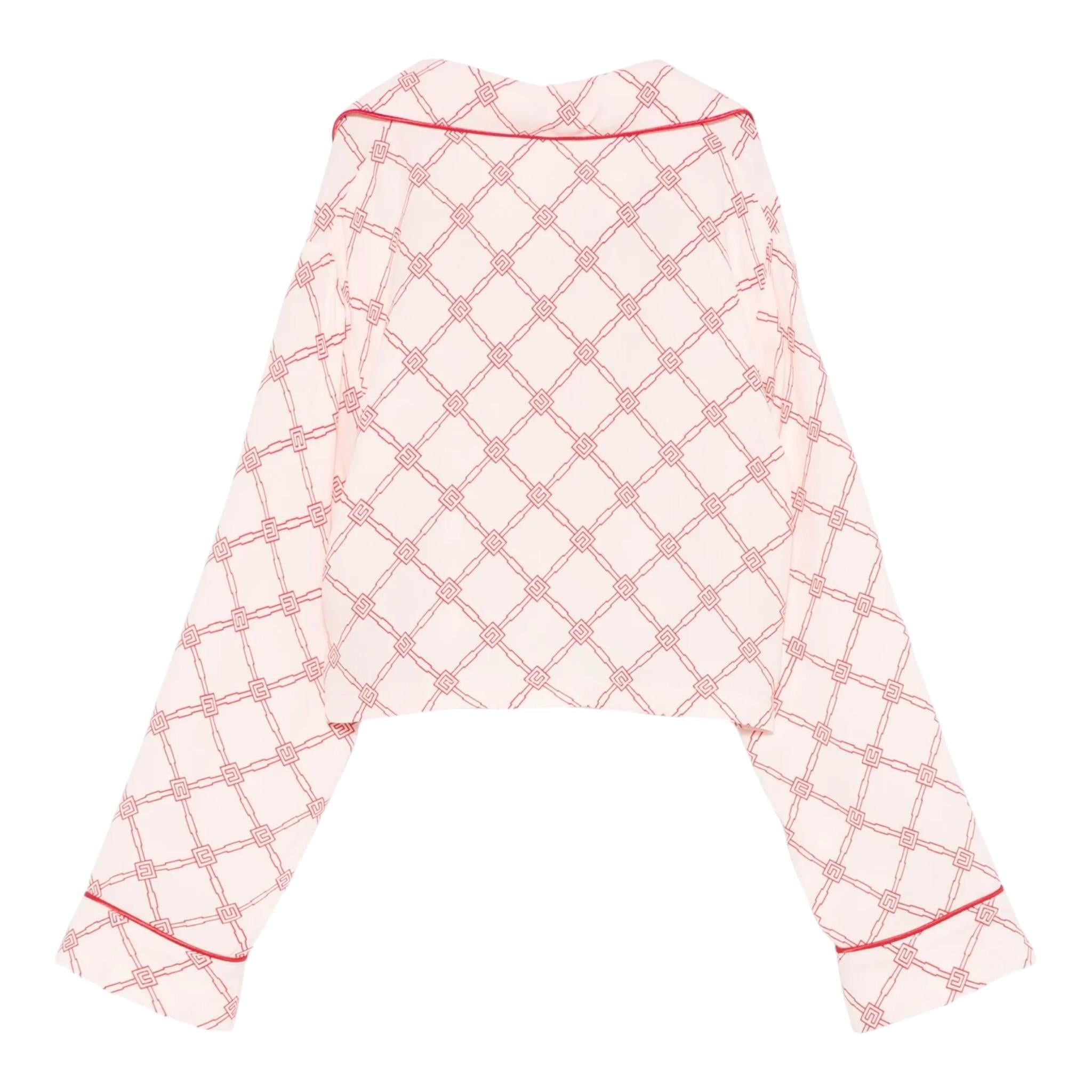 Elisabetta Franchi Camicia Manica Lunga Tinta Unita per Bambina EFCA259 ROSA ELISABETTA FRANCHI 