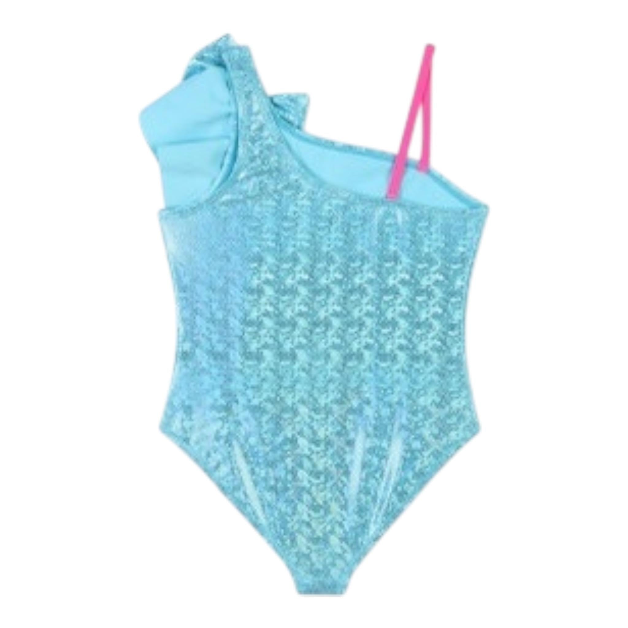 Billieblush Costume Intero Tinta Unita con Balze per Neonata U20920 AZZURRO BillIEBLUSH 