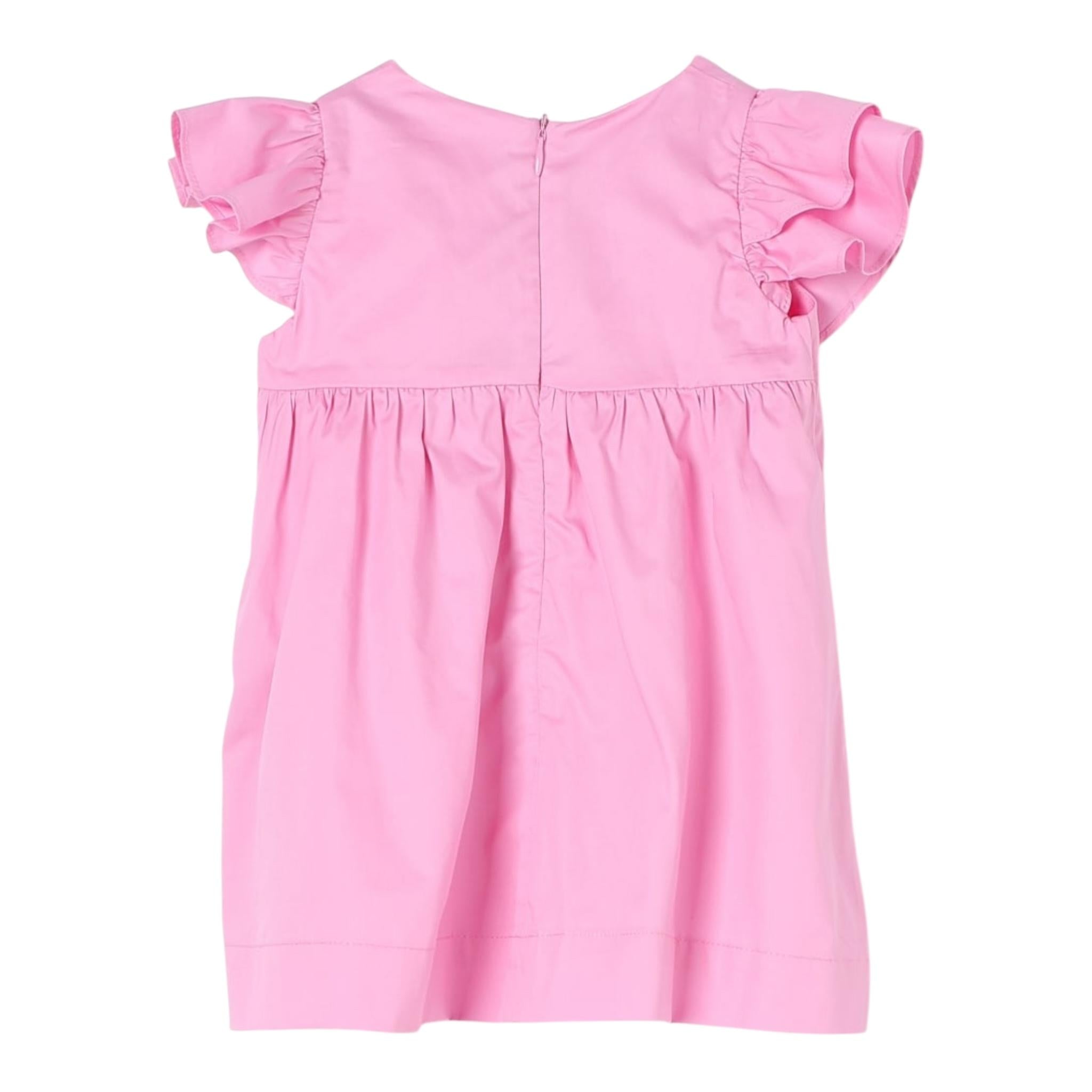 Liu Jo Abito Mezza Manica Tinta Unita con Applicazioni Ciliegie per Neonata HA5025 ROSA LIU JO 