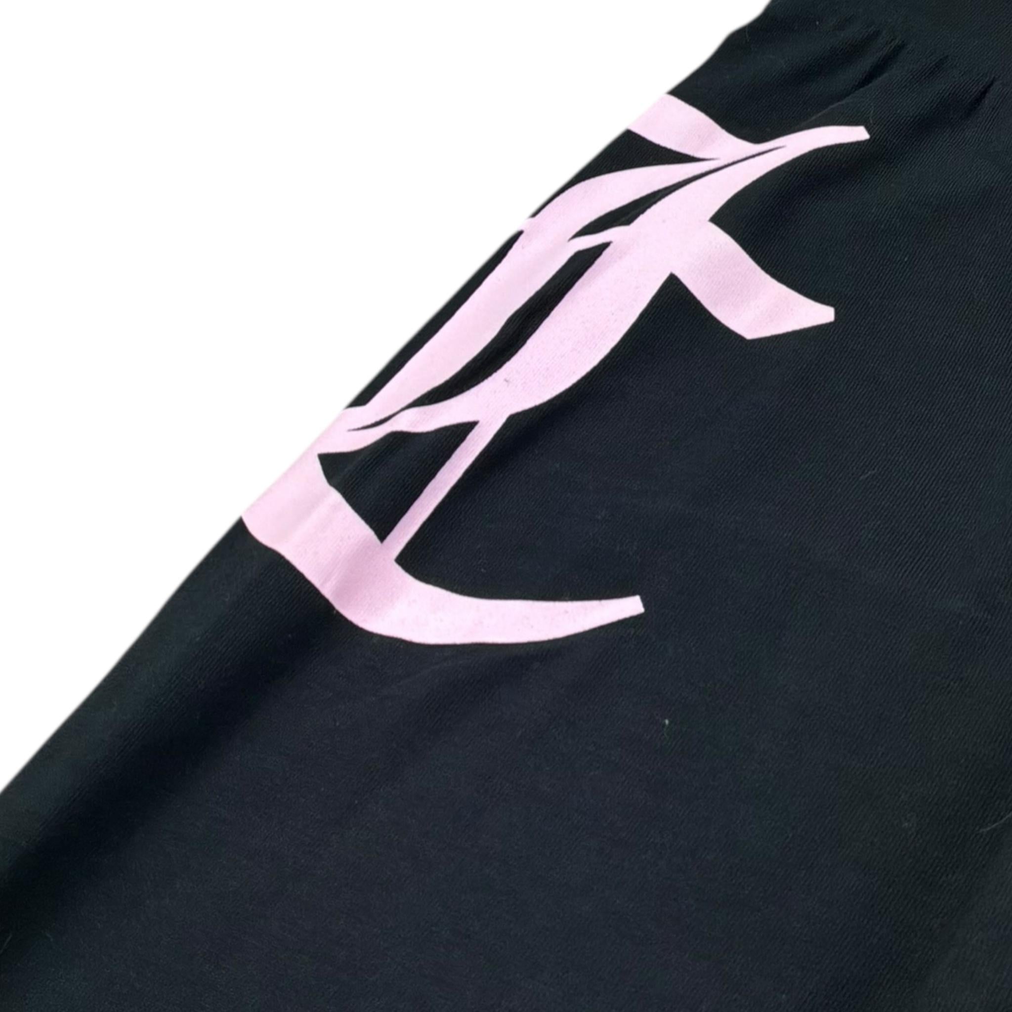 Juicy Couture Leggins Tinta Unita con Stampa per Bambina JBX6627 NERO JUICY COUTURE 