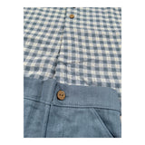 Calamaro Completo 2 Pezzi Camicie-Bermuda Bicolore per Bambino 11128N BLU CALAMARO 