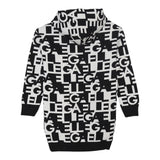 GAELLE abito tinta unita logato con cappuccio Nero per Bambina 2741VW00420 NERO GAELLE 