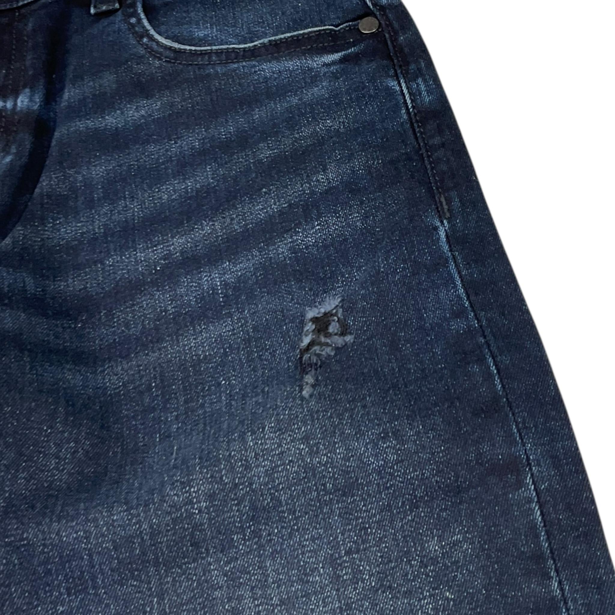 Guess Jeans Tinta Unita 5 Tasche per Bambino L4BA13D4OO0 BLU GUESS 