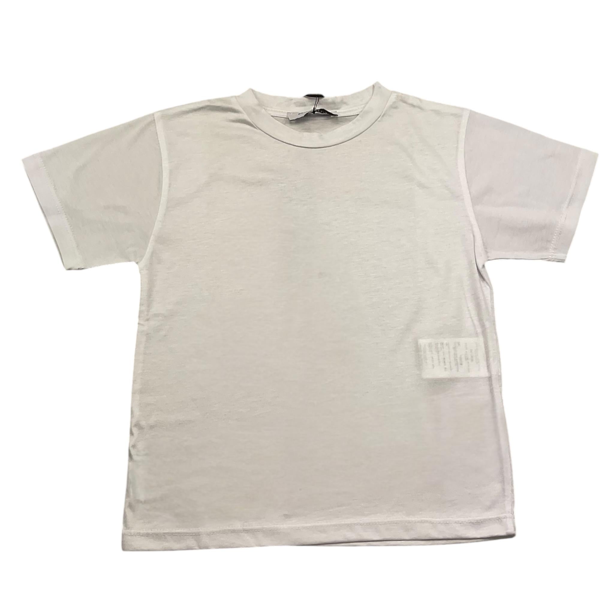 Paolo Pecora T-Shirt Girocollo Tinta Unita per Bambino PP3906X BIANCO PAOLO PECORA 