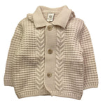 MARLU' cardigan tinta unita con cappuccio Beige per Neonato IG6340BIS BEIGE MARLU' 