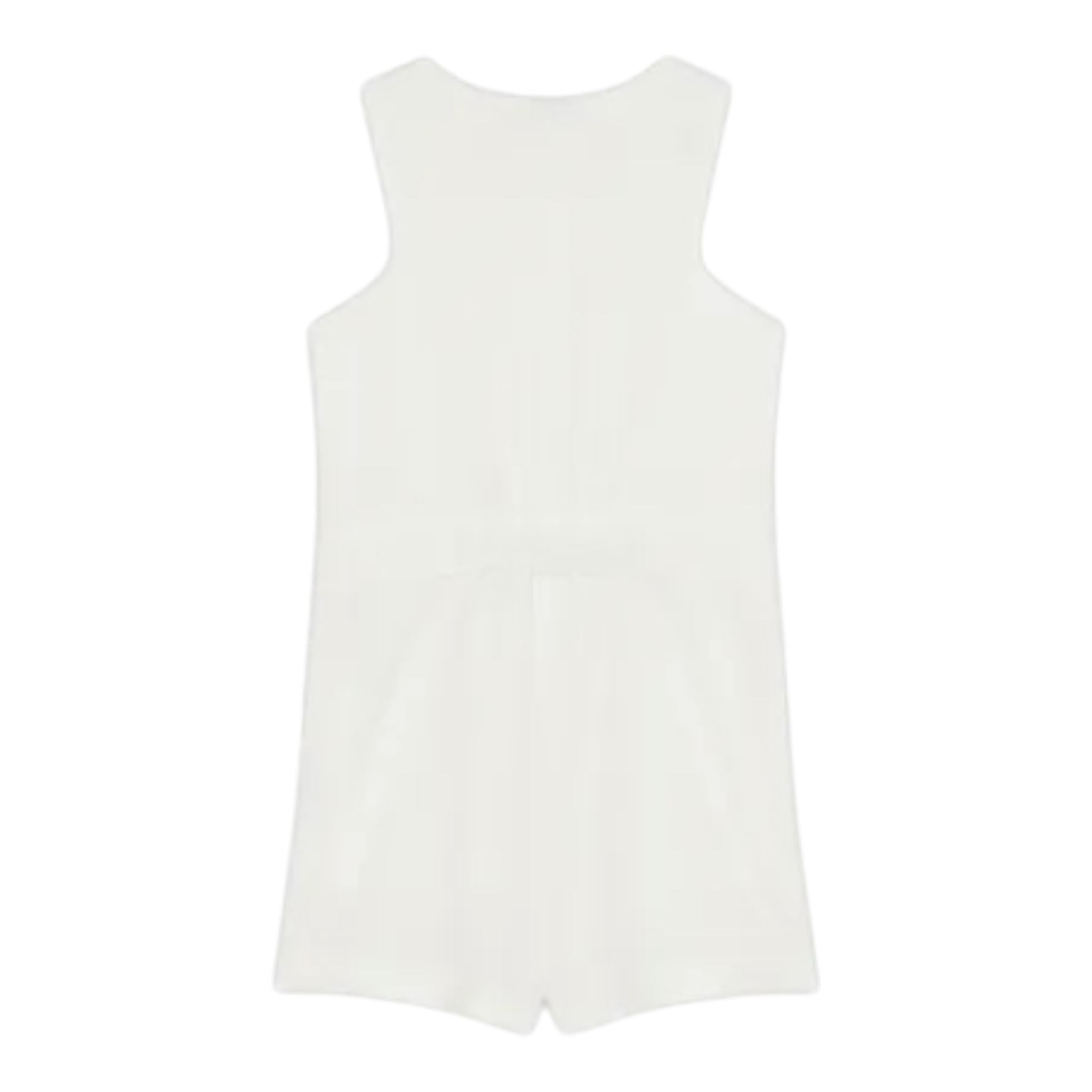 Patrizia Pepe Tutina Intera Tinta Unita per Bambina 7T0018 BIANCO PATRIZIA PEPE 
