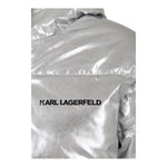 KARL LAGERFELD giubbino tinta unita con cappuccio Argento per Bambina Z30233 ARGENTO KARL LAGERFELD 