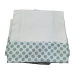 I Delfi Coperta Tinta Unita Fantasia Pois E Ricami per Neonata 25P5146 BIANCO I DELFI 